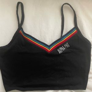 Alpha Phi crop top